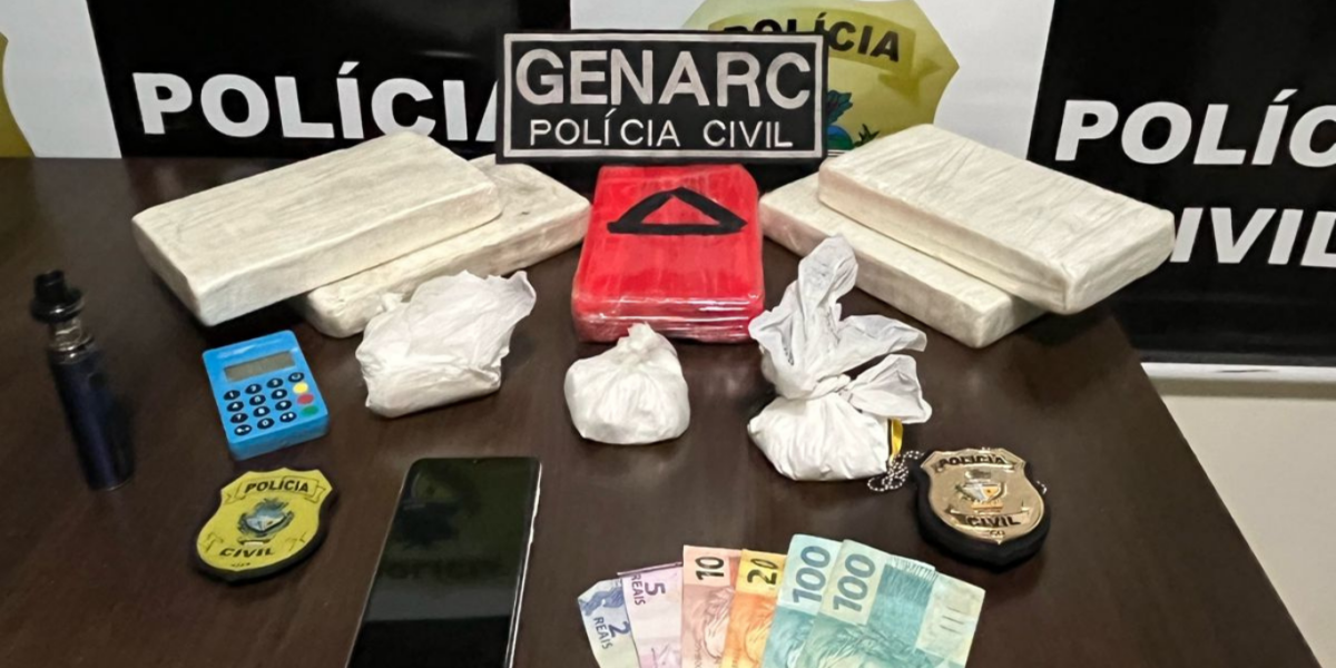 Operação Heinsenberg: PCGO apreende mais de 5 quilos de cocaína