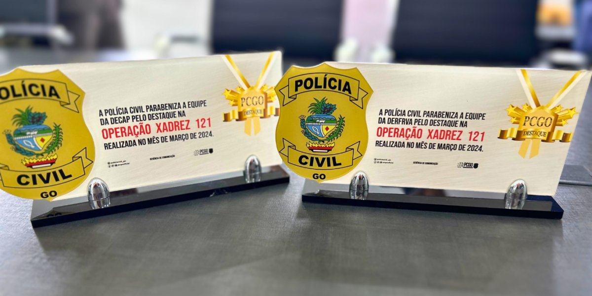 DECAP e DERFRVA são homenageadas por destaque durante Operação Xadrez 121