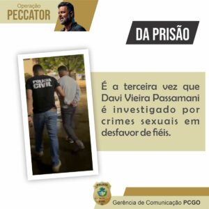 Operação Pecattor: PCGO prende pastor investigado por crimes sexuais
