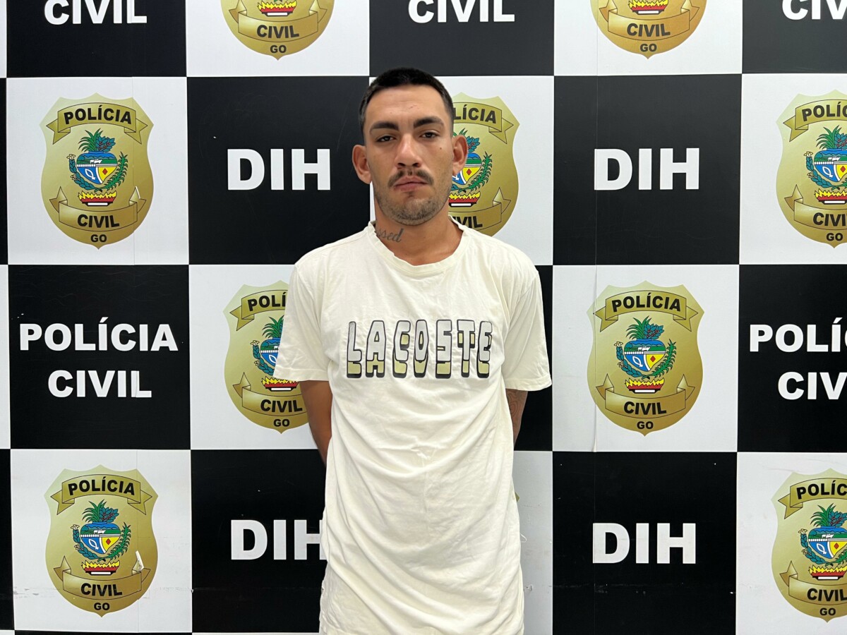 PCGO prende investigado por matar integrante de facção rival
