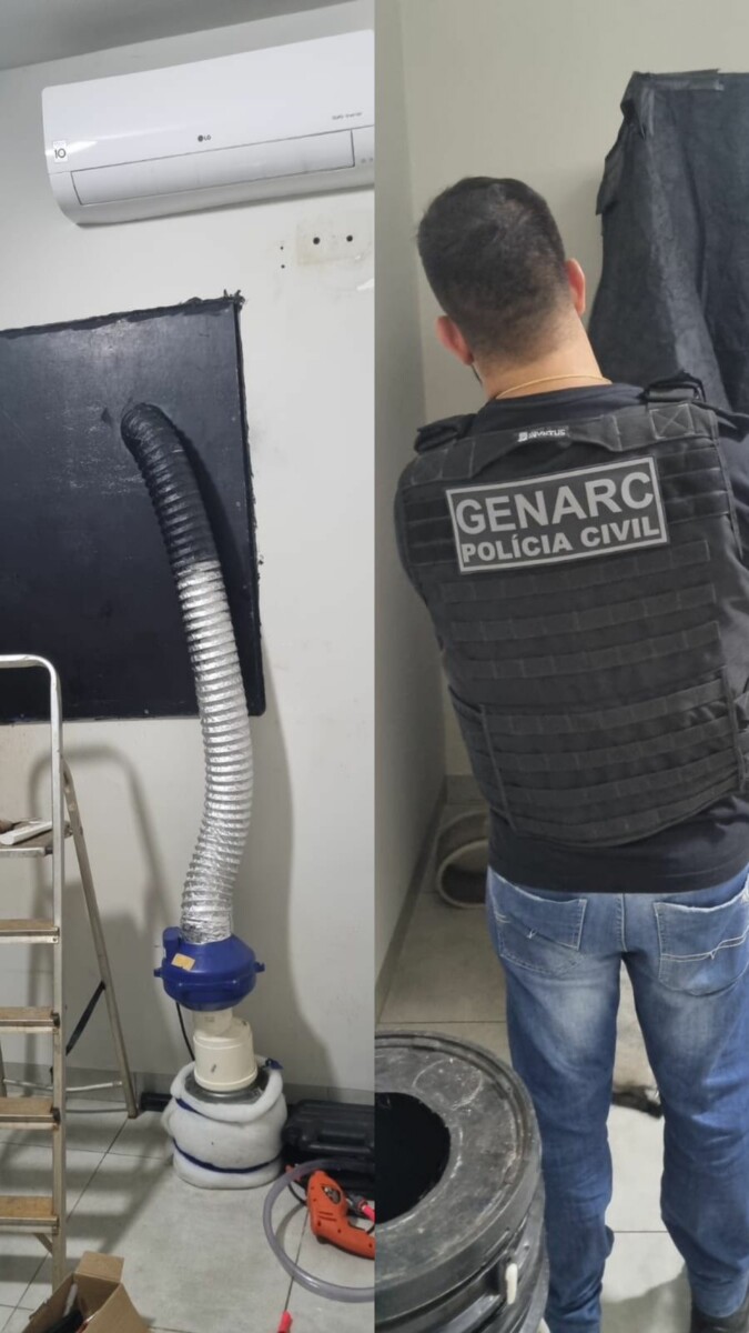PCGO desarticula estufa de super maconha, em Itumbiara, e prende reincidente