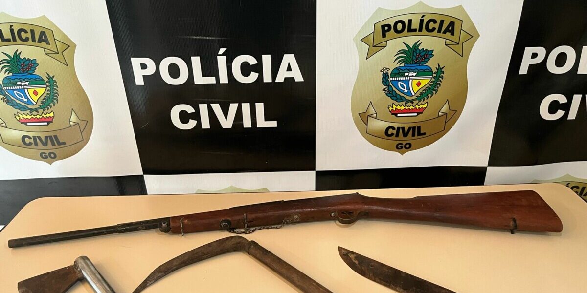 Polícia Civil prende suspeito de violência doméstica na posse de armas ilegais