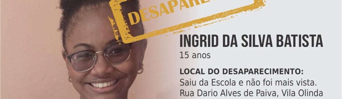 PCGO procura desaparecida em Rio Verde