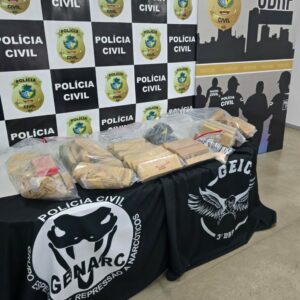 Polícia Civil faz apreensão de 60 Kg de drogas em Anápolis