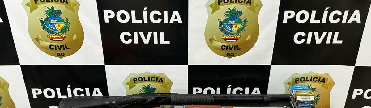 PCGO apreende armas e prende, em flagrante, pecuarista que ameaçou ex