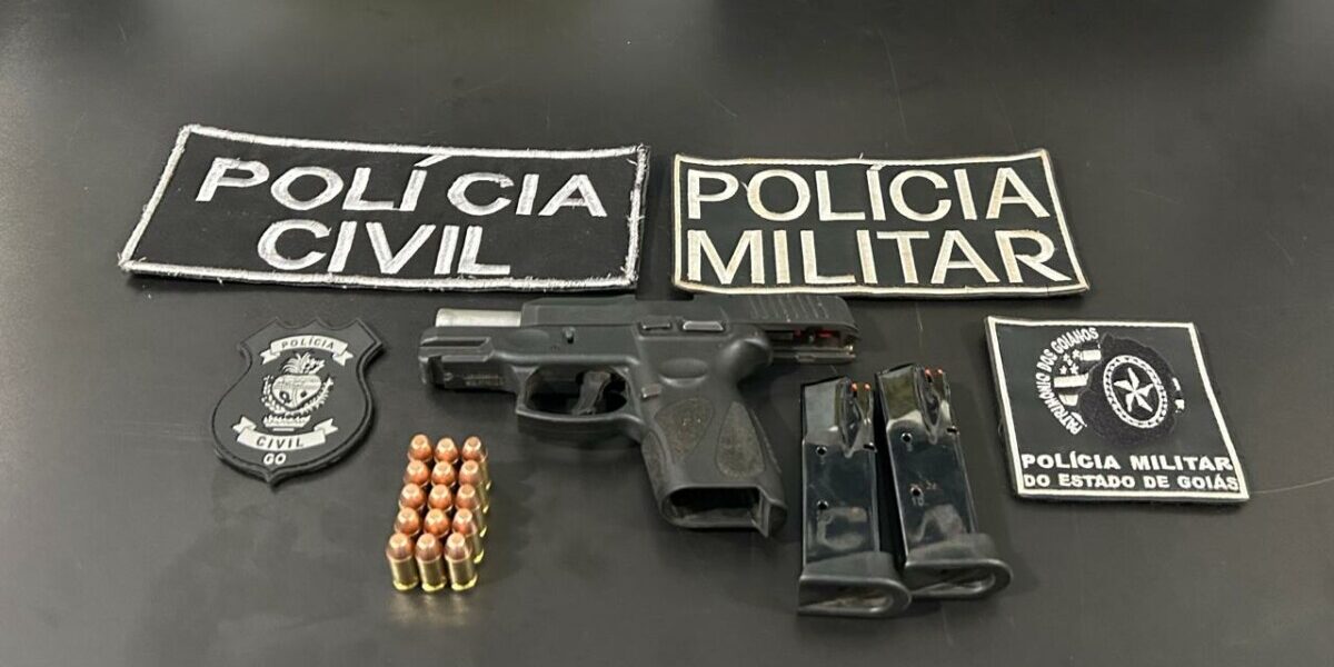 PC e PM prendem casal por receptação de pistola furtada
