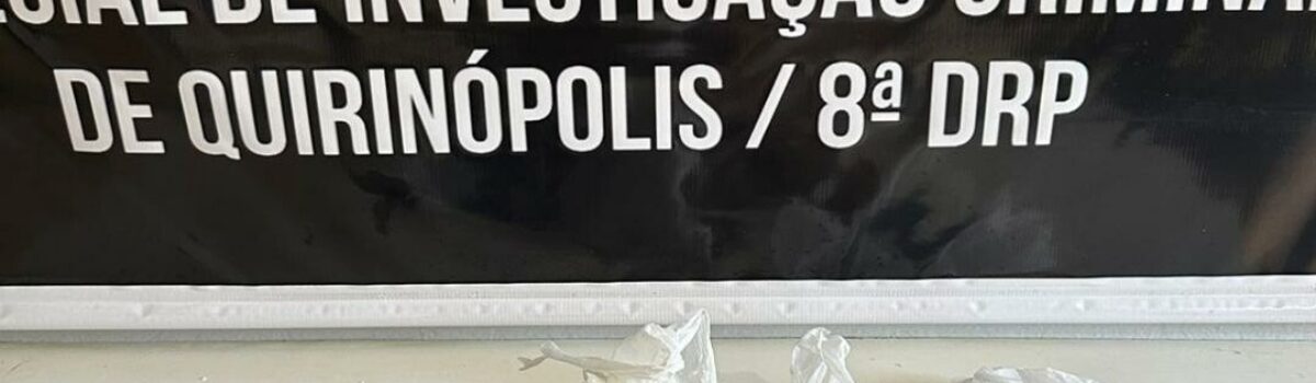 Investigado por violência doméstica é preso em flagrante por tráfico, em Quirinópolis