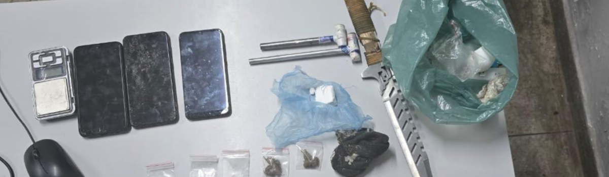 Reincidente é preso por tráfico de drogas, em Goiânia