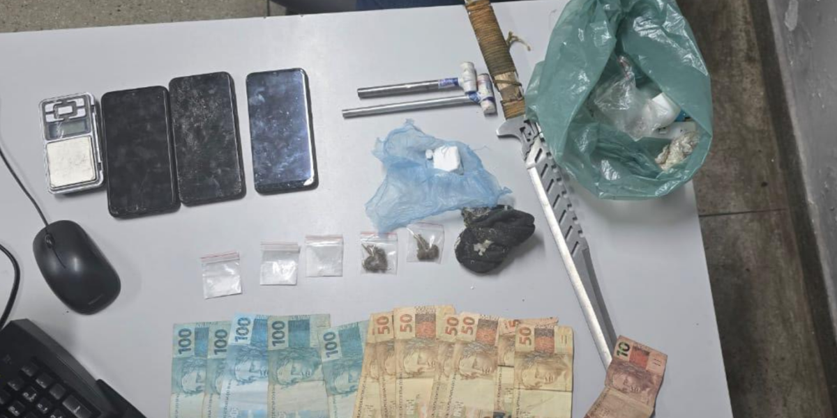 Reincidente é preso por tráfico de drogas, em Goiânia