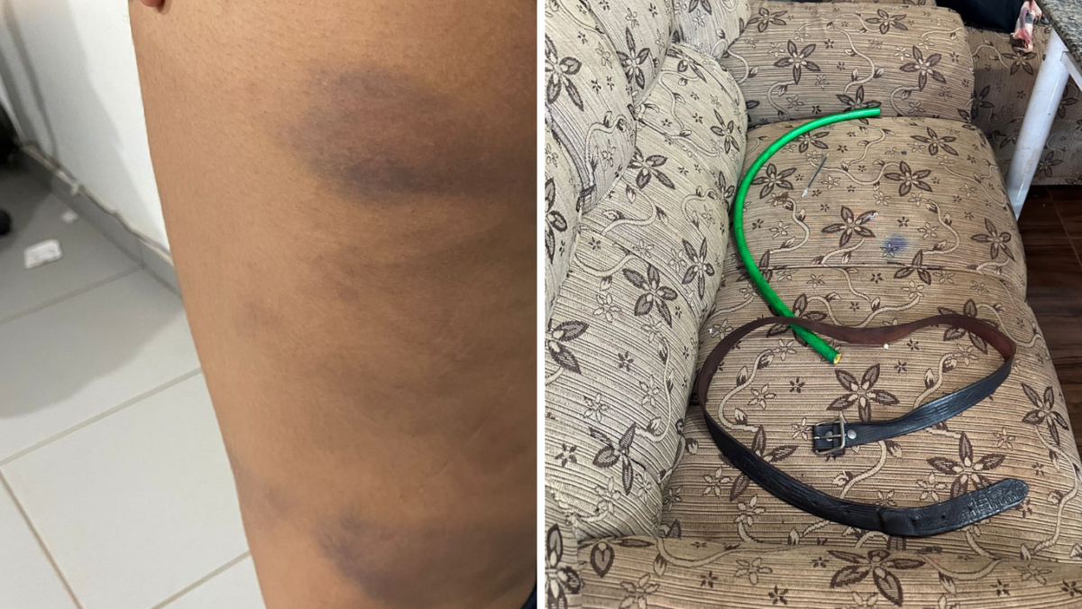 PCGO prende pai por torturar filhos, em Santa Helena