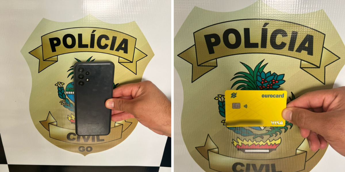 PCGO recupera celular furtado e identifica suspeitos, em Vianópolis