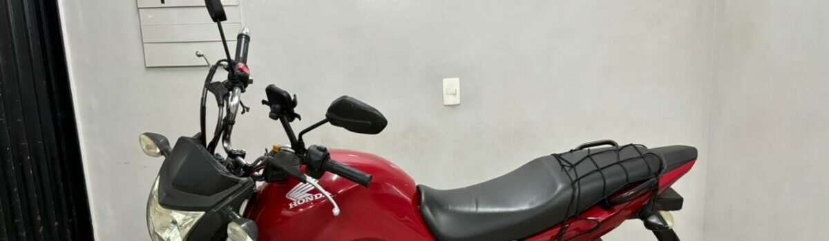 Homem é preso, em flagrante,  por roubo de moto