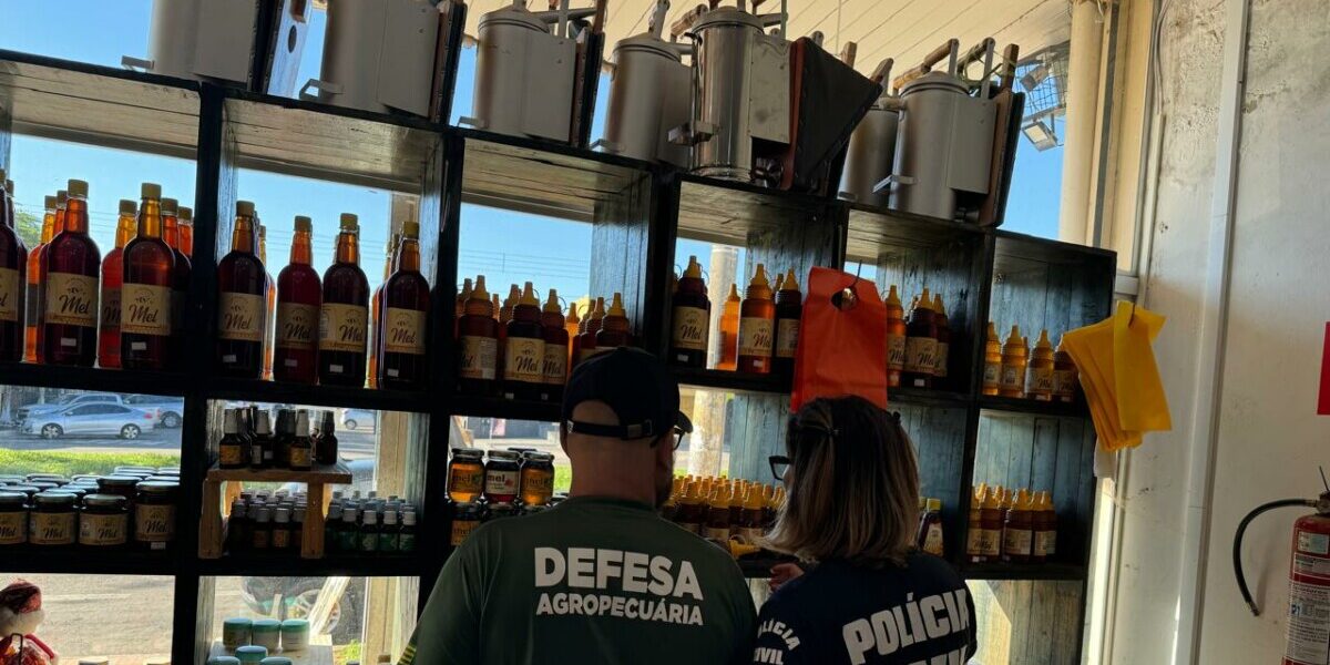 Polícia Civil e Agrodefesa apreendem mais de 1 tonelada de mel impróprio para consumo