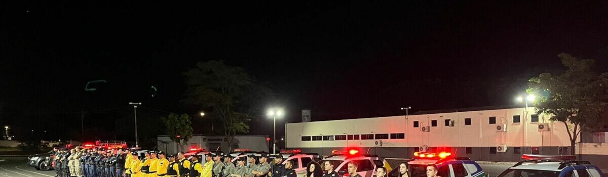 PCGO e demais forças de segurança deflagram operação pela segurança no trânsito, em Rio Verde