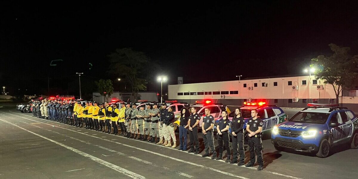 PCGO e demais forças de segurança deflagram operação pela segurança no trânsito, em Rio Verde