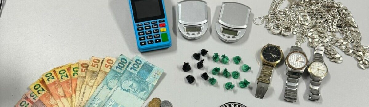 PCGO faz buscas em distribuidora que era usada como ponto de tráfico de drogas e prende investigado