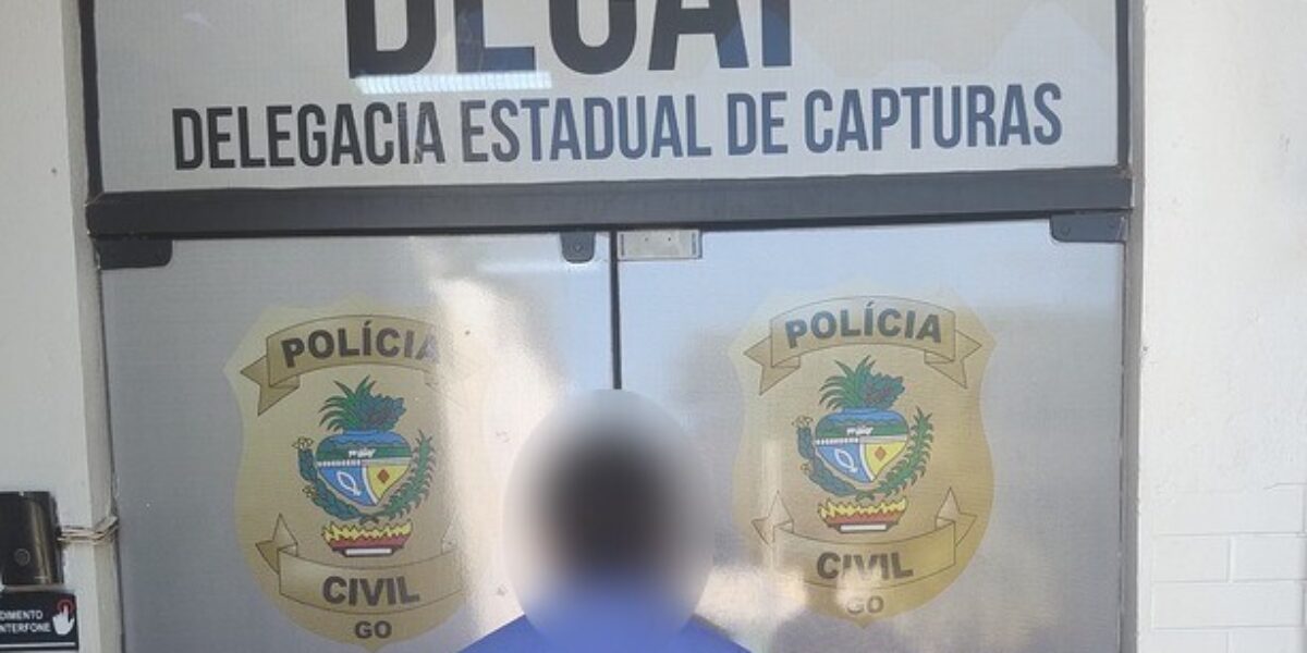 Investigado por estupro praticado no Tocantins é preso em Goiânia