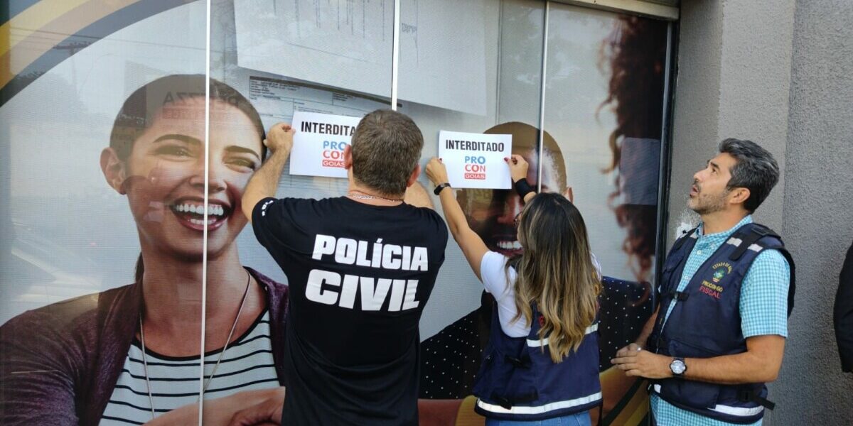 PCGO e Procon interditam empresa suspeita do golpe do falso financiamento