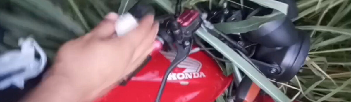 PCGO prende homem que roubou moto de entregador de pizza e ainda extorquiu trabalhador para devolver veículo