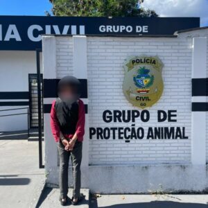 Polícia Civil prende investigado com várias passagens por maus-tratos animais, em Goiânia