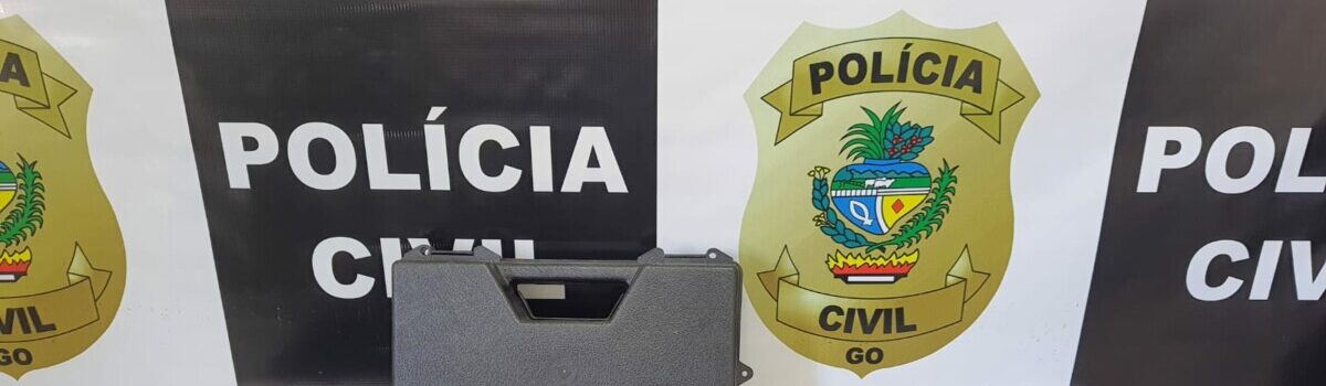 PCGO apreende arma de fogo de investigado pelo crime de ameaça