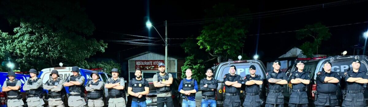 Cinco investigados por diversos homicídios são presos em operação integrada em Porangatu