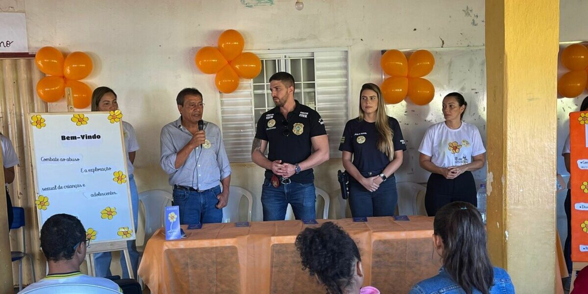 Equipes da PCGO fazem palestras sobre a Operação Caminhos Seguros em Mara Rosa e Amaralina