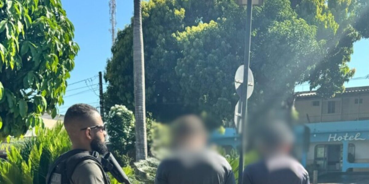 PCGO prende em Quirinópolis foragidos da Paraíba por homicídio