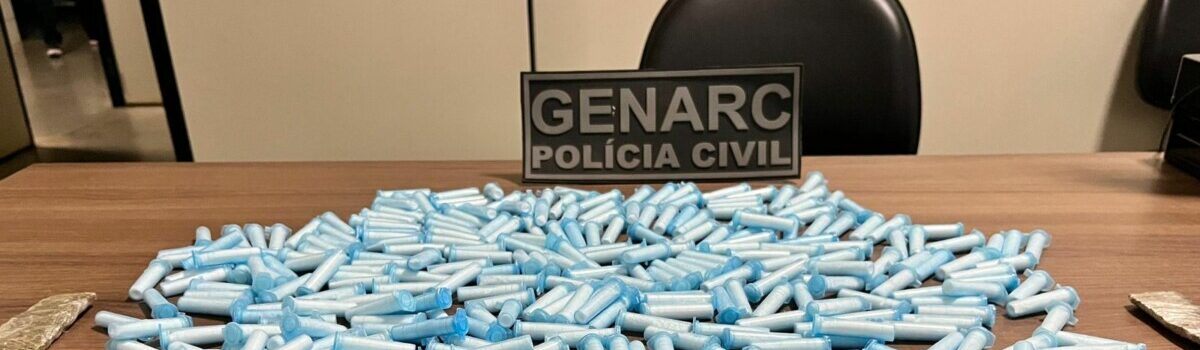 PCGO apreende 300 invólucros de cocaína escondidos em AirFryer e prende investigado