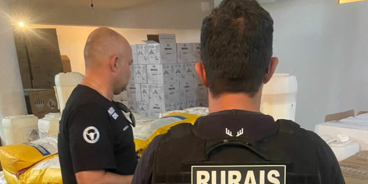 Polícia Civil apreende mais de 2 toneladas de defensivos agrícolas falsificados, em Anápolis