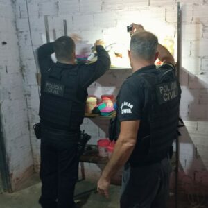 Polícia Civil cumpre mandados judiciais em Campinorte em investigação de homicídio