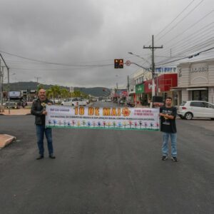 Caminhos Seguros: PCGO faz campanha no trânsito, em São Luís de Montes Belos