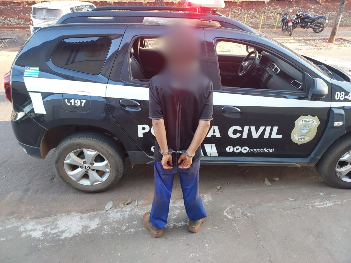 PCGO prende homem em Itapaci por estupro de vulnerável