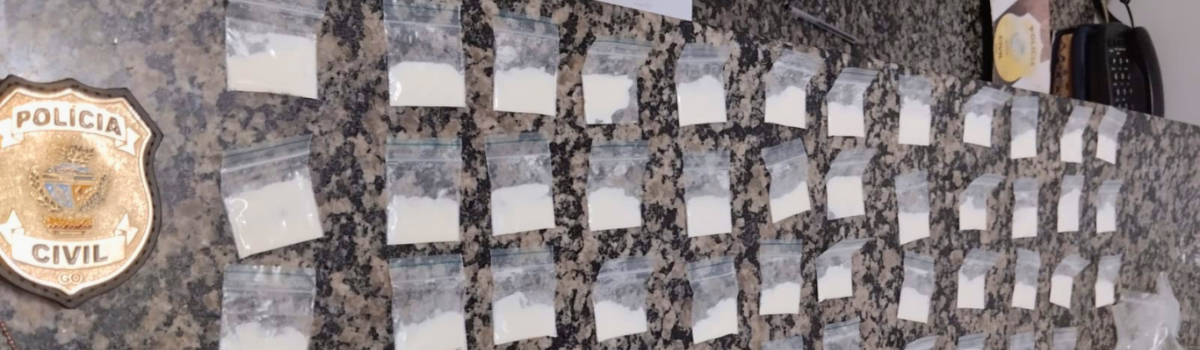 PCGO prende em flagrante homem que estava comercializando drogas em posto de combustível