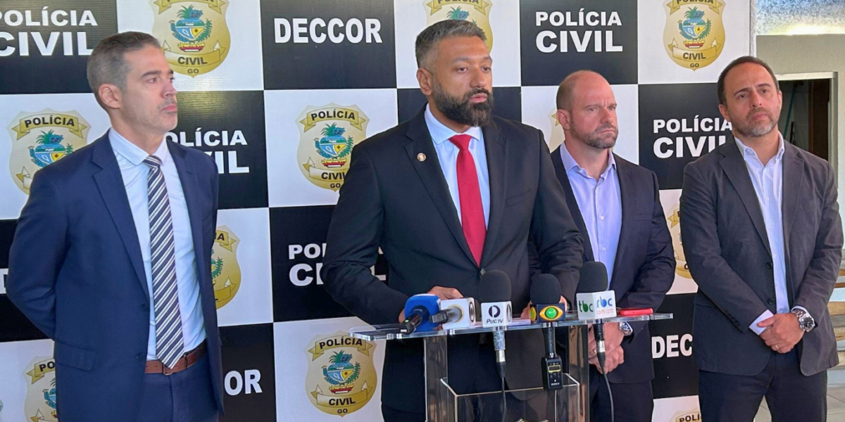 Em coletiva, PCGO explica sobre irregularidades identificadas em processos de contratação na SEINFRA