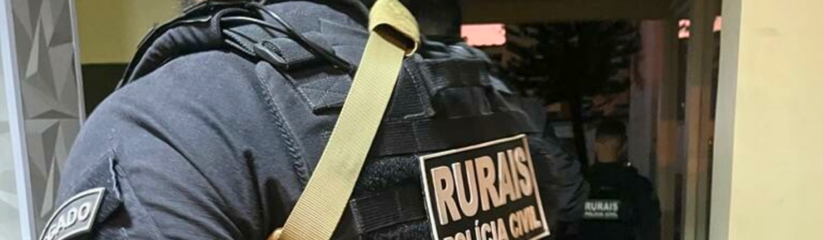 Operação Sanctus Ager – 4ª fase: PCGO prende líder de associação criminosa de roubo em fazenda