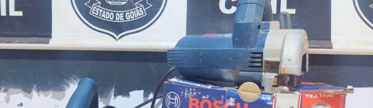 PCGO prende em flagrante receptador de objetos furtados