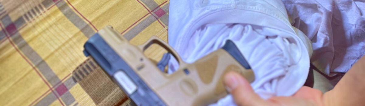 PCGO apreende arma de fogo de investigado por violência doméstica