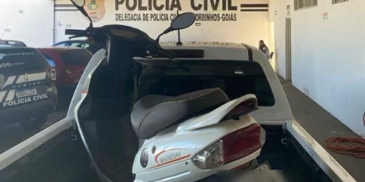 PC recupera motocicleta furtada de idoso, por meio de fraude, em Morrinhos