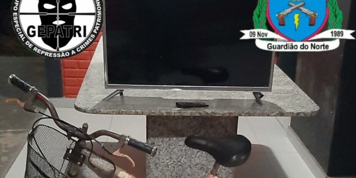 Suspeito de furtos é preso em Porangatu