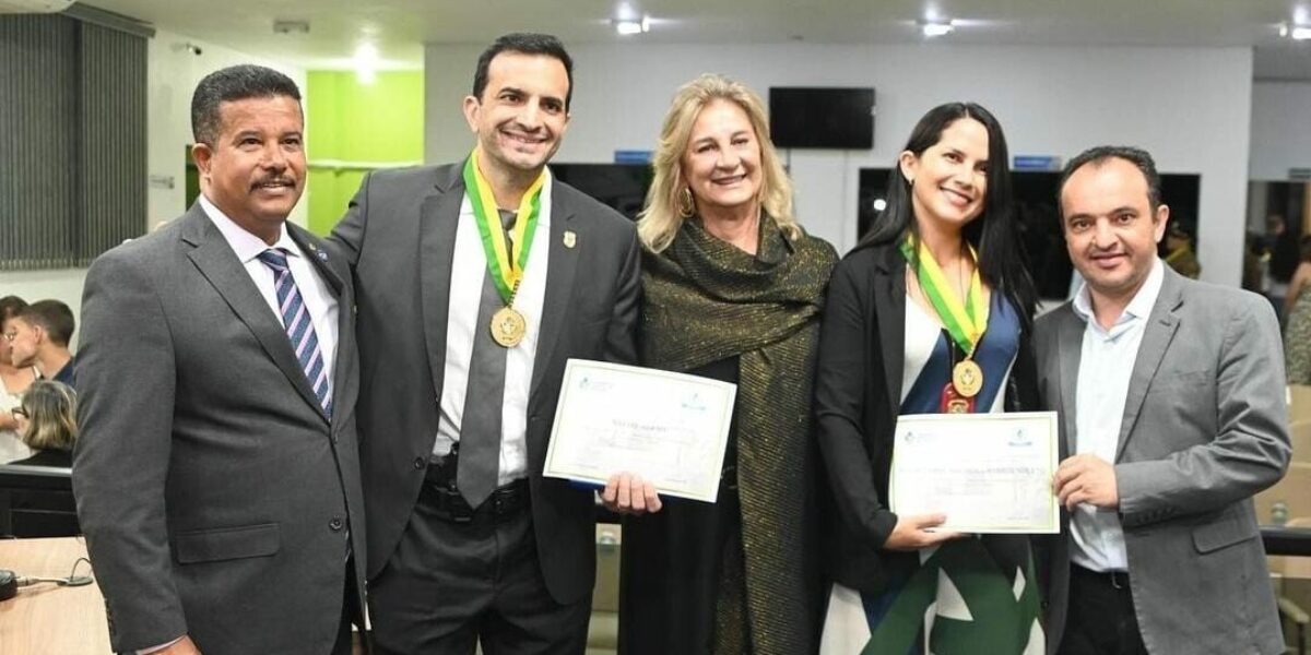 Policiais civis recebem Medalha Pedro Ludovico Teixeira em Valparaíso de Goiás