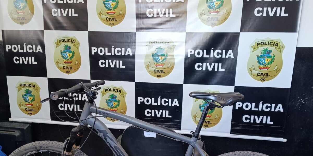 PCGO recupera bicicleta e prende receptador, em Alvorada do Norte