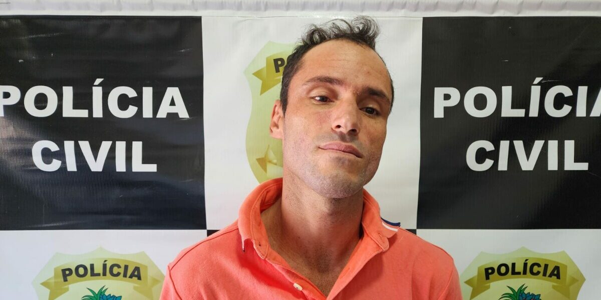 PCGO prende investigado por roubou idosa, em Jaraguá, mesmo depois de preso por roubo a padaria