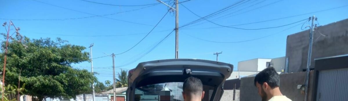 Homem é preso na posse de eletrodomésticos furtados em Goianápolis