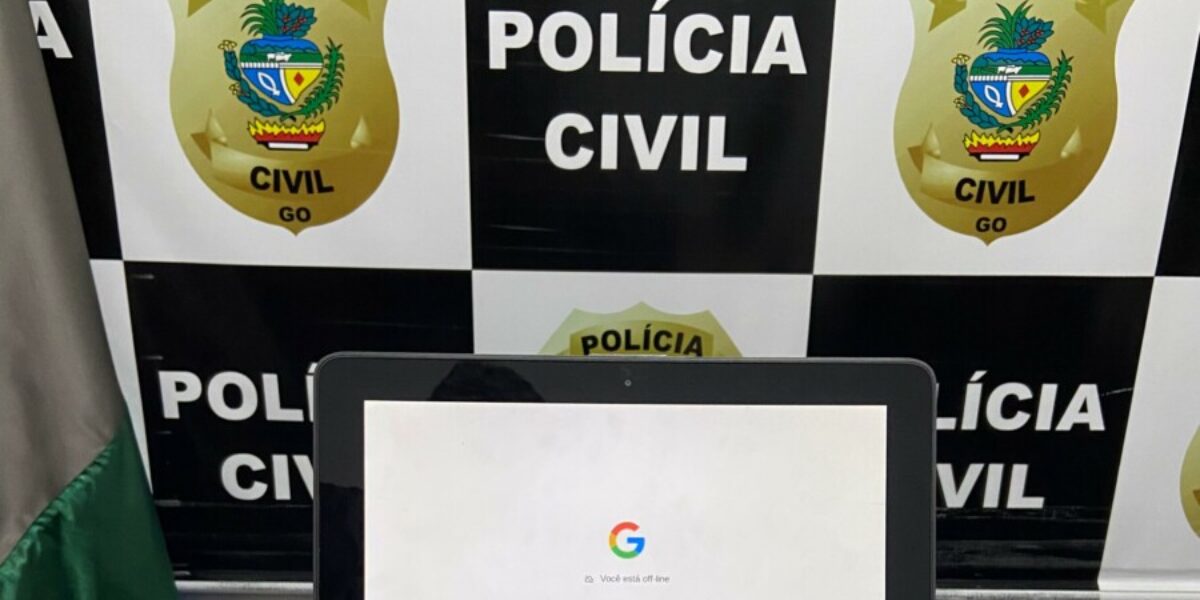 PCGO recupera Chromebook alvo de apropriação indébita em Nova Crixás