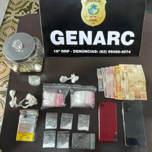 Investigada por tráfico de drogas é presa em flagrante pela PCGO em Caldas Novas