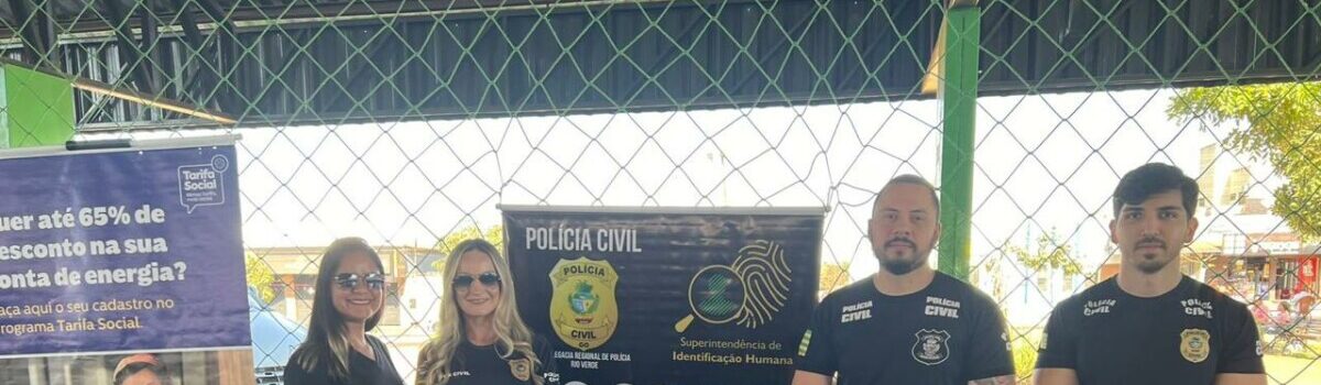 PCGO realiza ação social em Rio Verde para emissão de documento