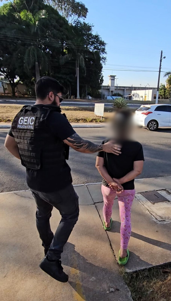 PCGO prende mulher que tentou matar o marido e simulou acidente