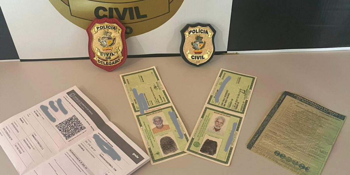 Homem é preso em flagrante por falsificação de documento público, falsidade ideológica e uso de documento falso
