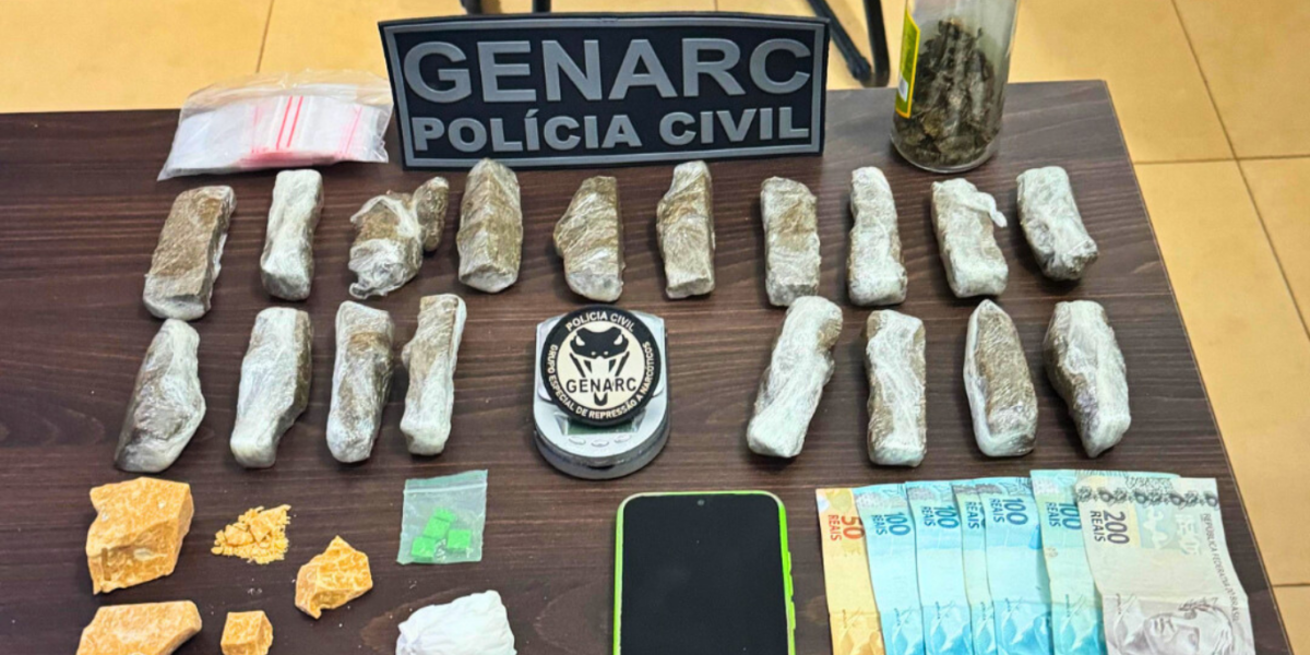 PCGO prende indivíduo em flagrante por tráfico de drogas em Itaberaí